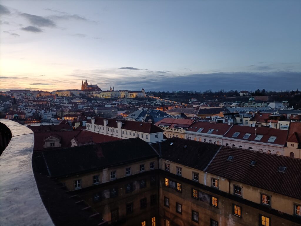 Visiter prague en trois jours. Superbe vue depuis le Klementinum