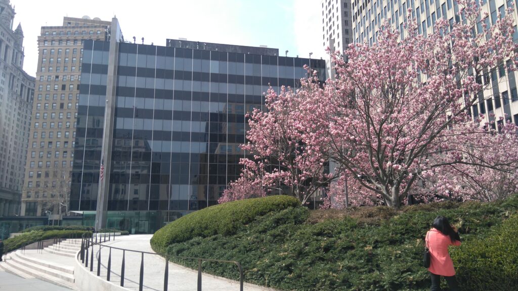 Première visite à New York : Federal Plaza