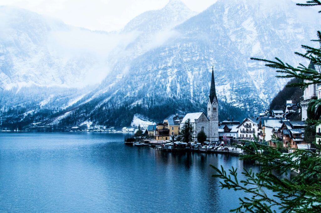 Hallstatt en hiver