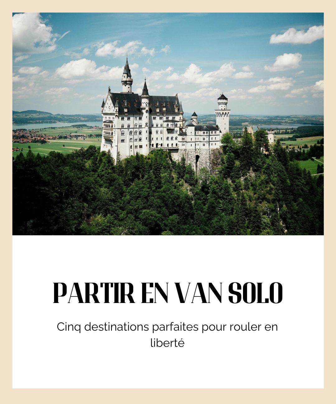 Partir en van en solo : cinq destinations parfaites et sécurisées